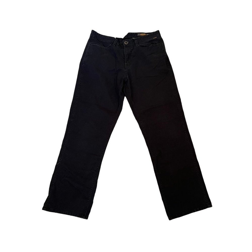 Volcom Jeans Black Straight Leg Denim Mens Size 33 Slim Men's Casual Jean